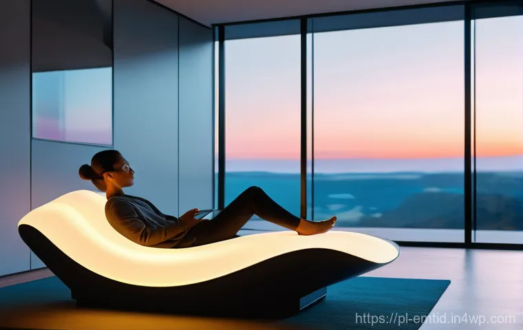 감정인식 AI와 비즈니스 의사결정의 변화 - **Prompt:** In a brightly lit, contemporary office, two diverse colleagues, a man and a woman in mod...