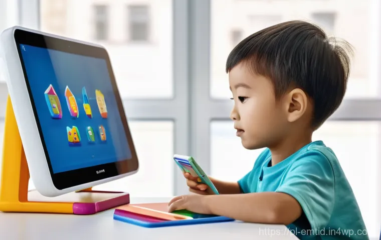 감정인식 AI 기술의 주요 발전 사항 - **Prompt 1: Empathetic AI Customer Service**
    "A visually appealing, brightly lit call center or ...